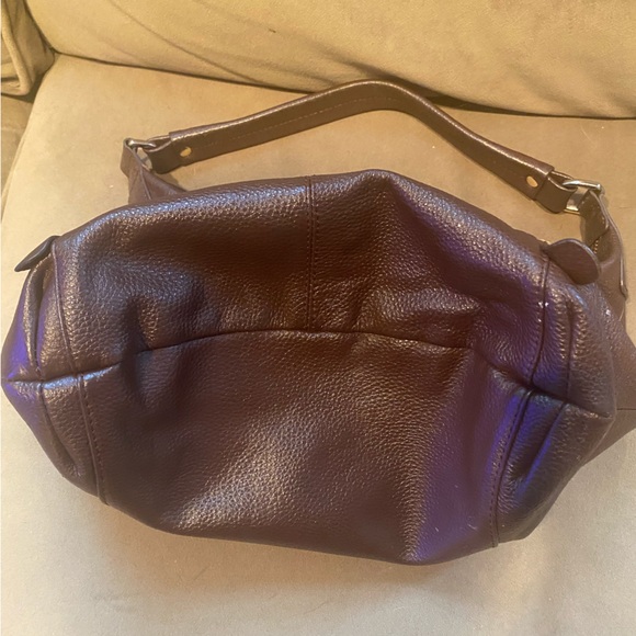 KRISTEN BELLE Brown Leather Satchel HandBag - Picture 4 of 6